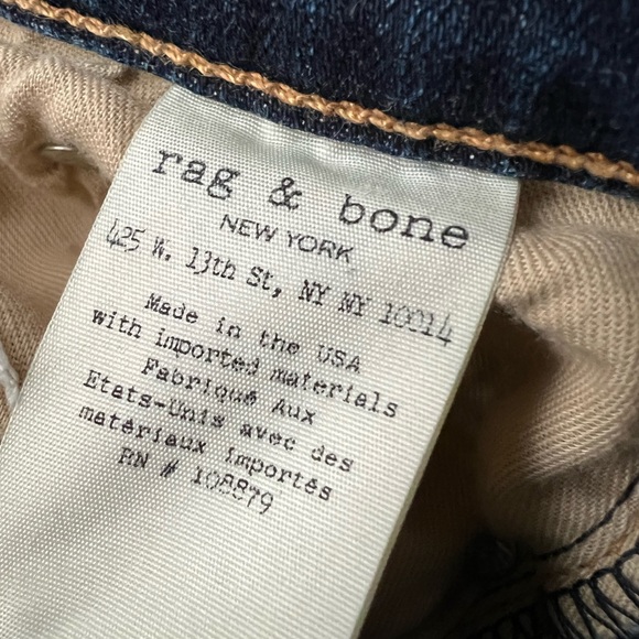 Rag & Bone 9 Inch Skinny Ankle Phoenicia Modele —Size 25 - Picture 13 of 15